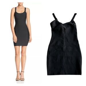 WOW Couture Bloomingdale’s ALIANA Bandage Dress Bodycon Black Size Medium NWT